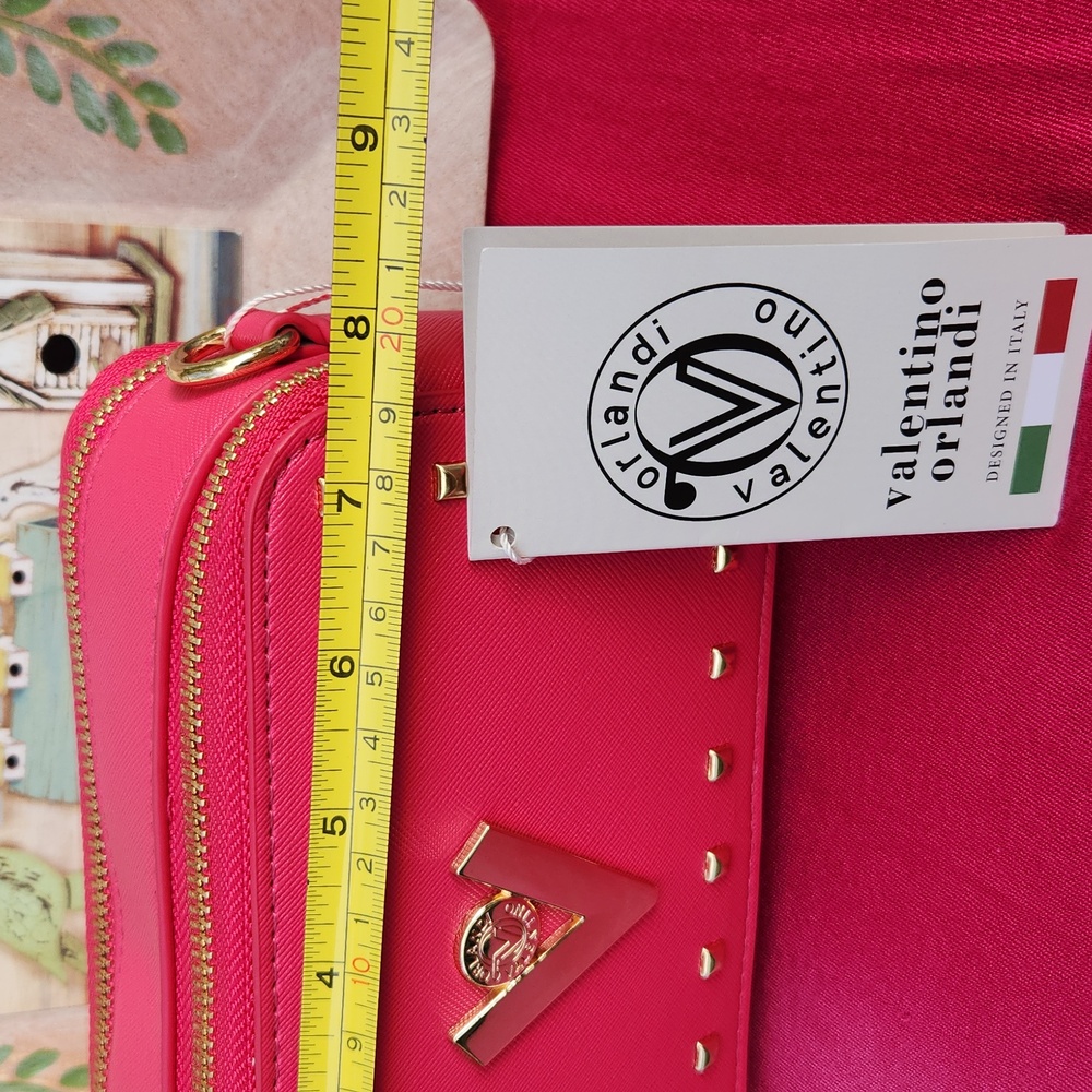Pink Valentino Orlandi Crossbody Made In Italy - Picture 11 of 12